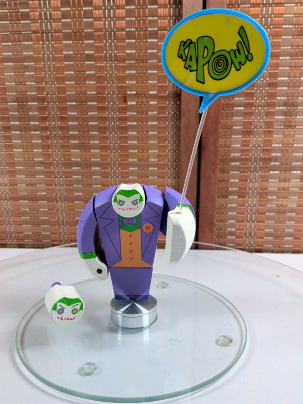 DC Comics Batman's Joker Painted Wooden Figure Loot Crate